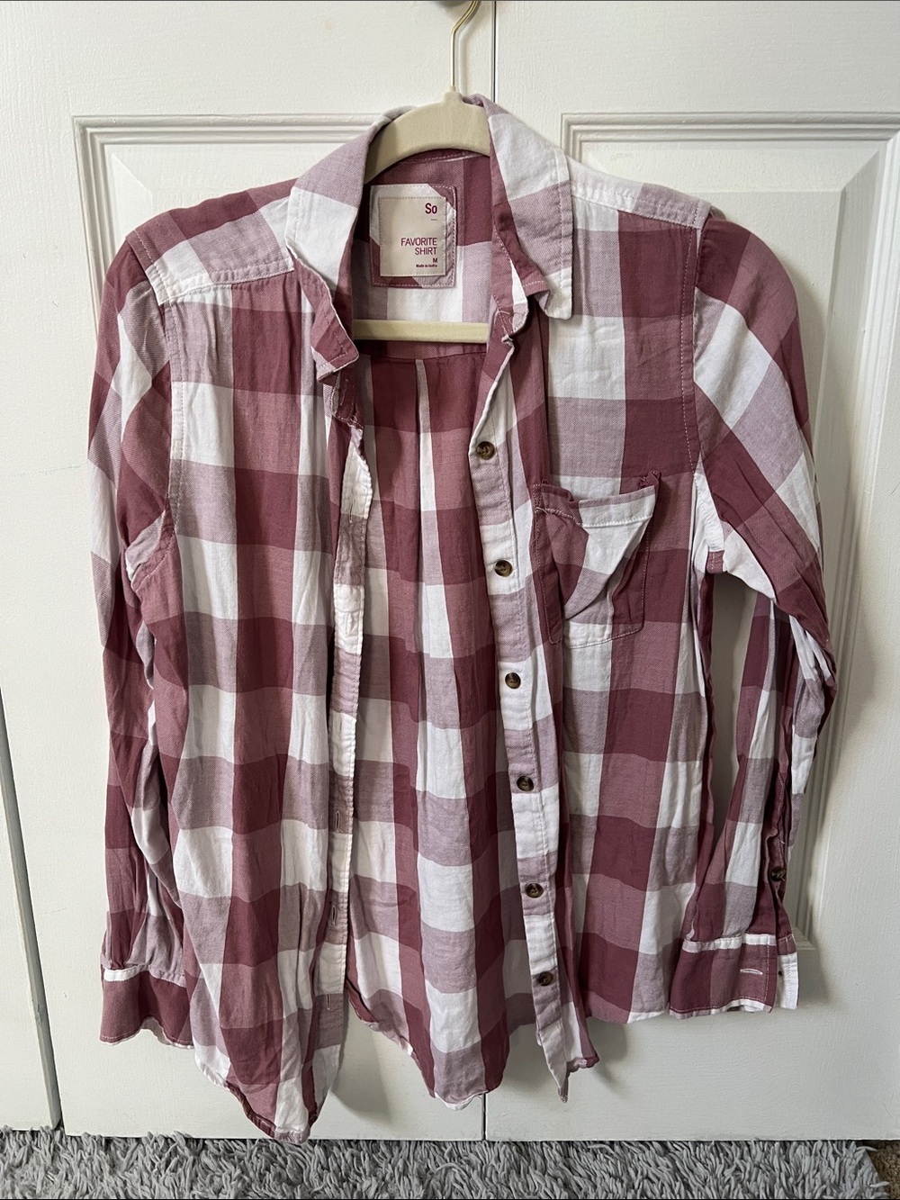 cotton flannel style shirt